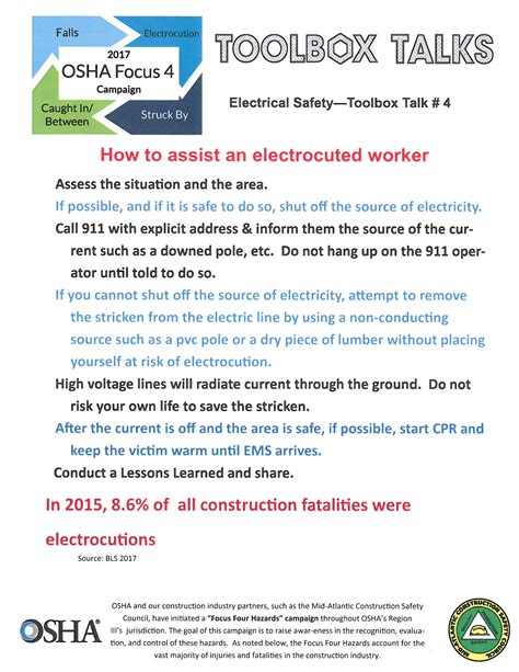 tool box talk electrical safety|electrical safety toolbox talk pdf.